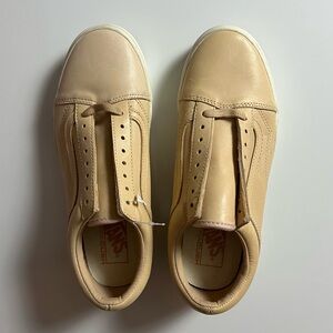 Vans Old Skool DX Veggie Tan Leather Skate Sneakers, Size Men’s 7.5/Women’s 9